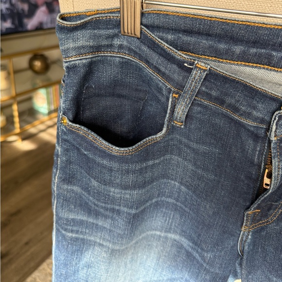 FRAME Denim Le Garcon Jeans Released Hem Boyfriend Primrose, 25 - Picture 4 of 9